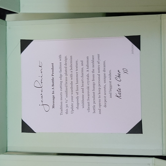 Empty Jewelmint boxes (pale green newer generation boxes) - Picture 2 of 7